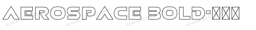 aerospace bold字体转换